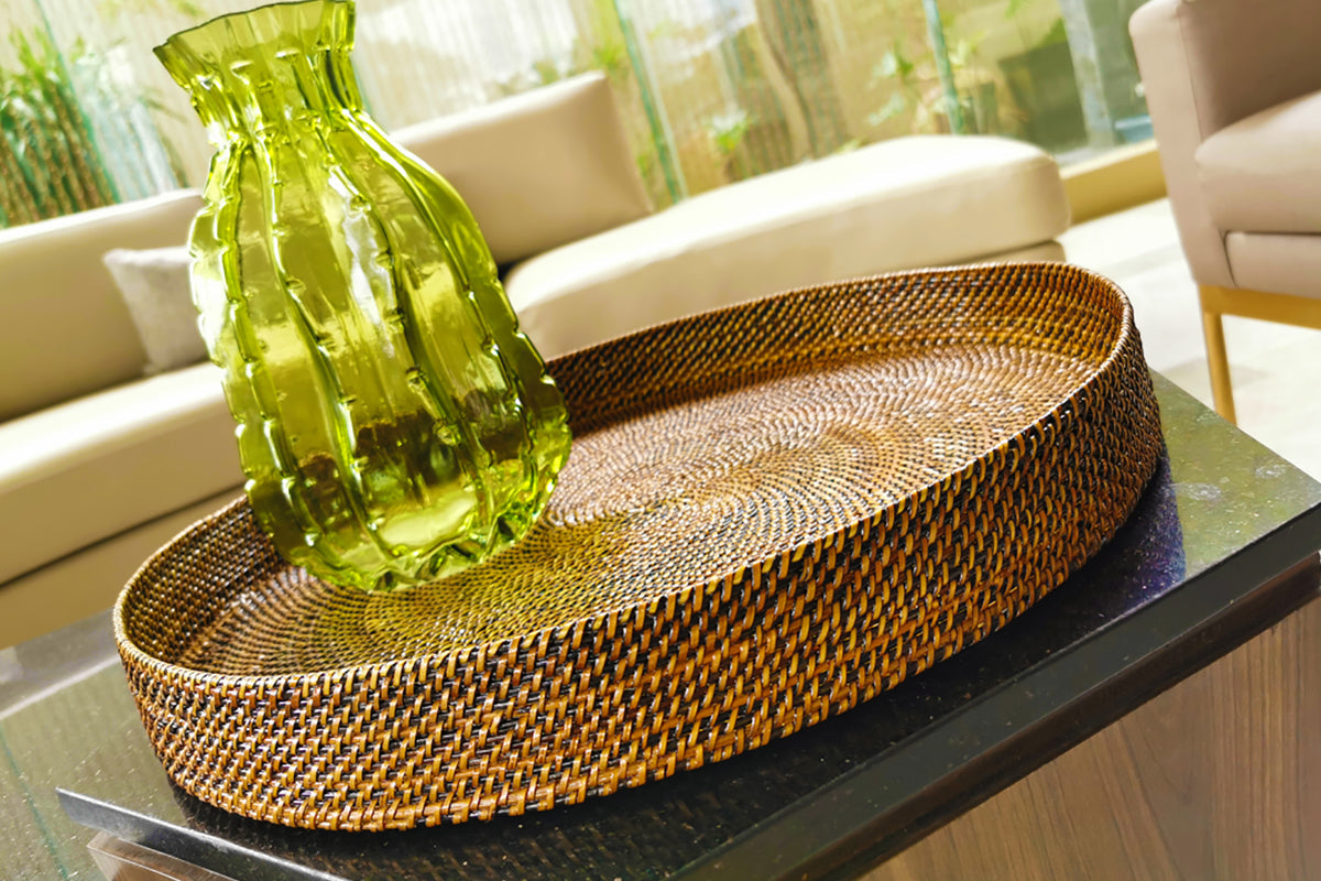 Round Serving Tray, 19" Diameter